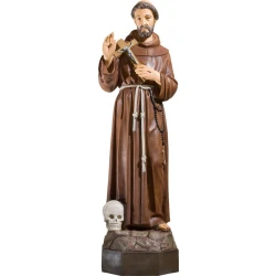 Figurka Św.Franciszka z gołąbkami.Duża 105 cm / na zamówienie